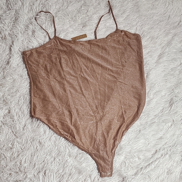 SKIMS Tops - SKIMS Shimmer Cami Bodysuit/ 3X,4X/SIENNA